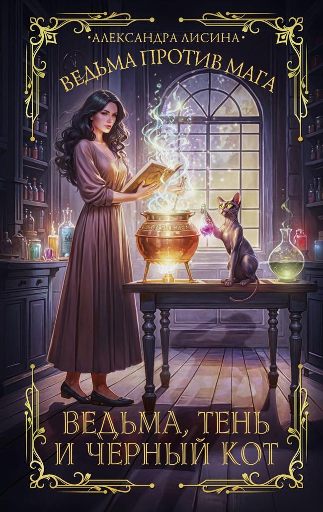 Книга Ведьма, тень и черный кот 